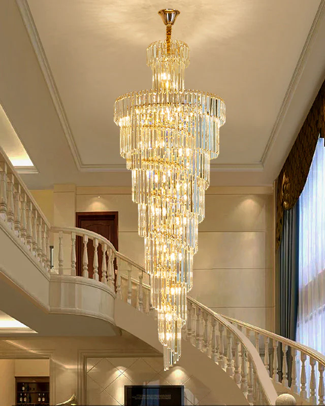 Merlin Cascading Crystal Prism Chandelier - Image 24
