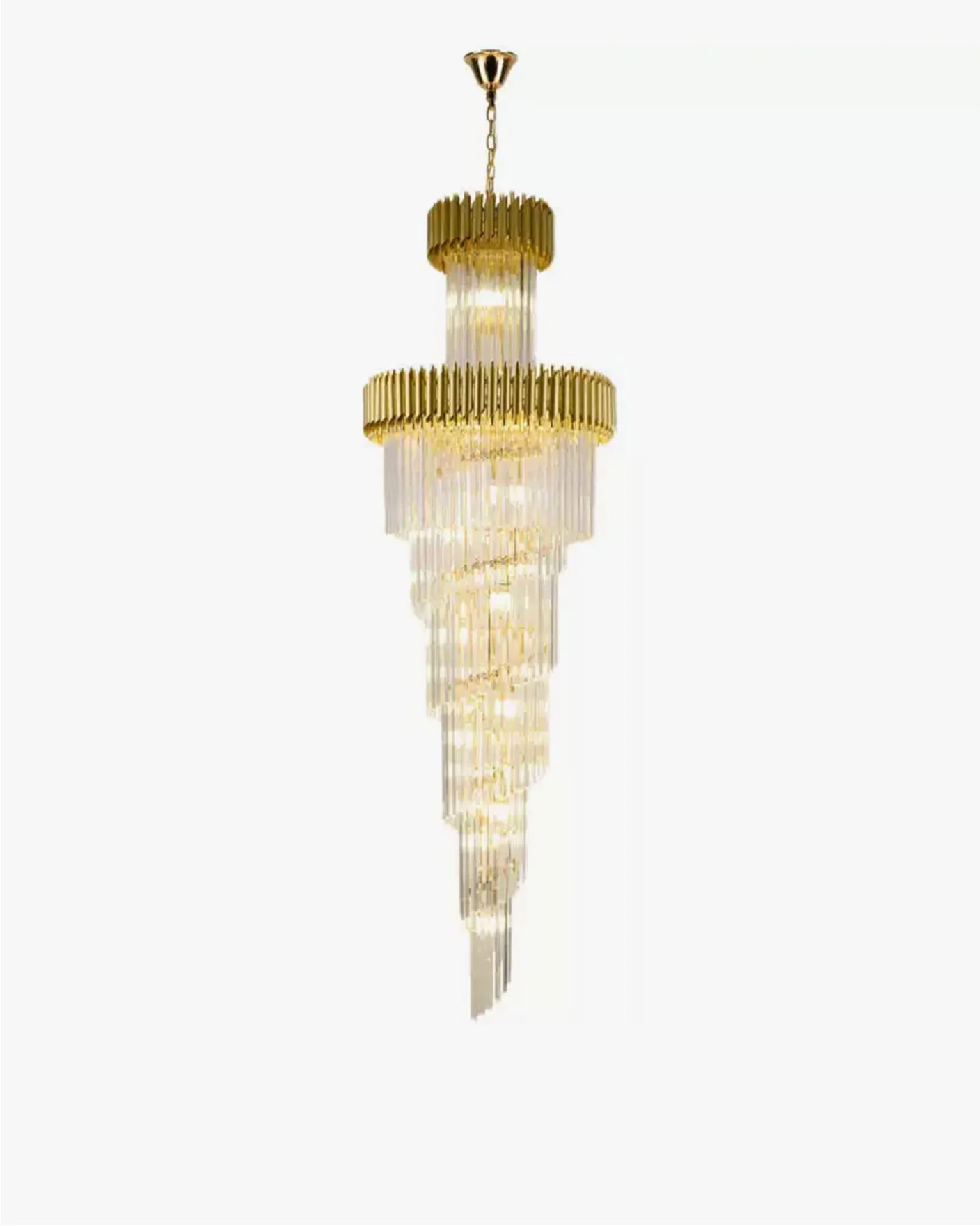 Merlin Cascading Crystal Prism Chandelier - Image 25