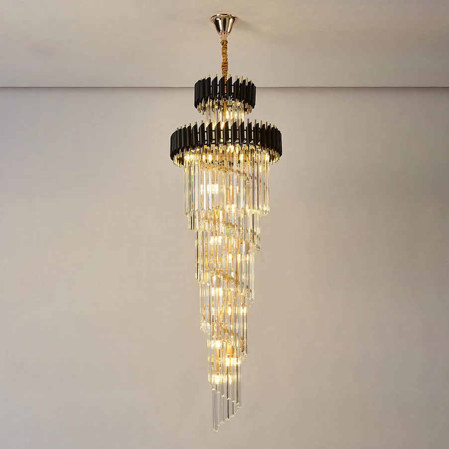 Merlin Cascading Crystal Prism Chandelier - Image 27