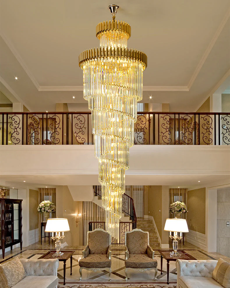 Merlin Cascading Crystal Prism Chandelier - Image 7