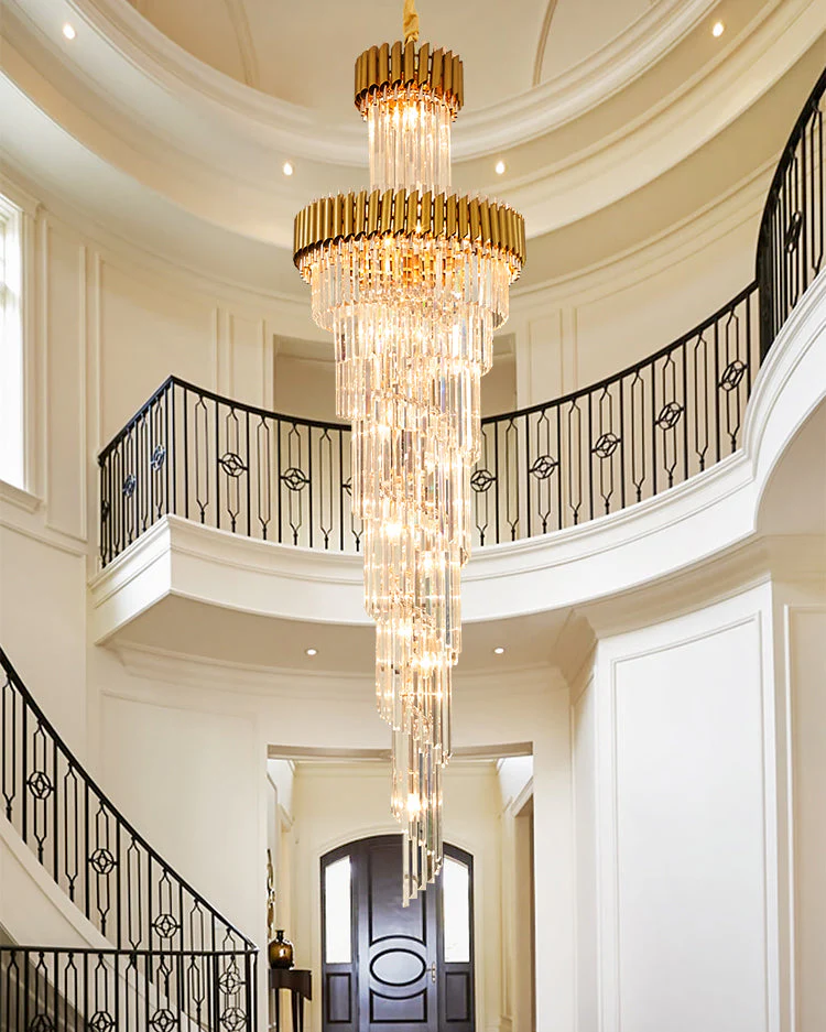 Merlin Cascading Crystal Prism Chandelier - Image 8