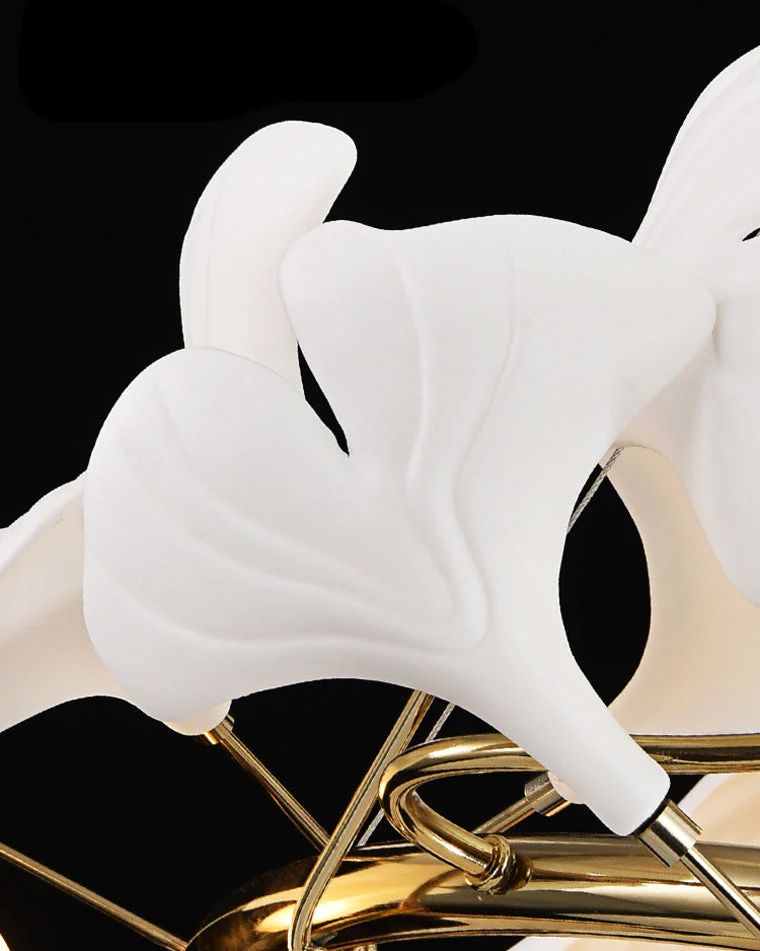 Merlin Circular Tiered Gingko Chandelier - Image 6