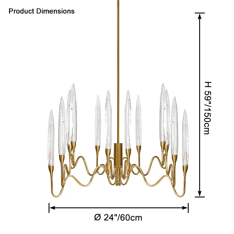 Merlin Crystal Candlestick Chandelier - Image 12