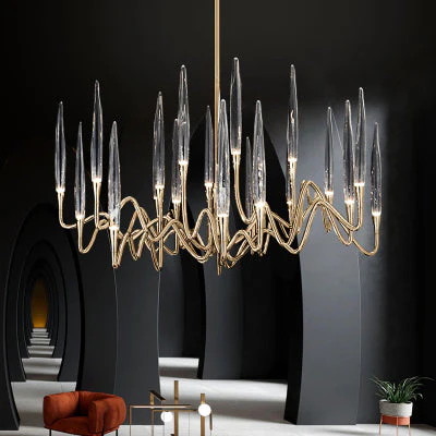 Merlin Crystal Candlestick Chandelier - Image 2