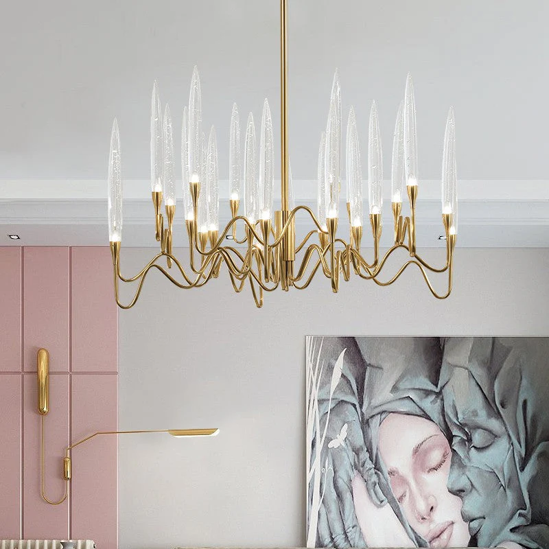 Merlin Crystal Candlestick Chandelier - Image 4