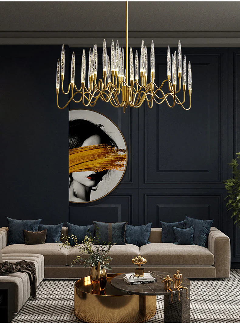 Merlin Crystal Candlestick Chandelier - Image 8