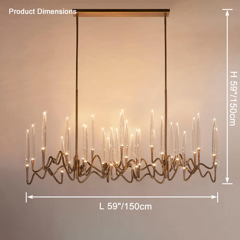 Merlin Crystal Candlestick Chandelier - Image 15