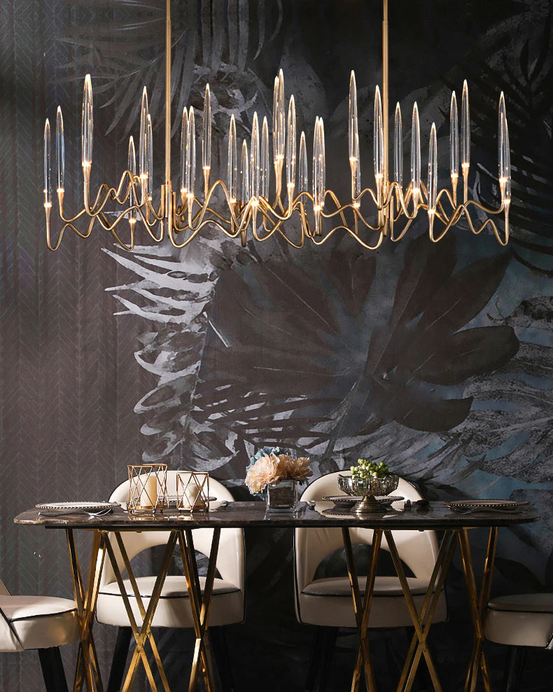 Merlin Crystal Candlestick Chandelier - Image 4