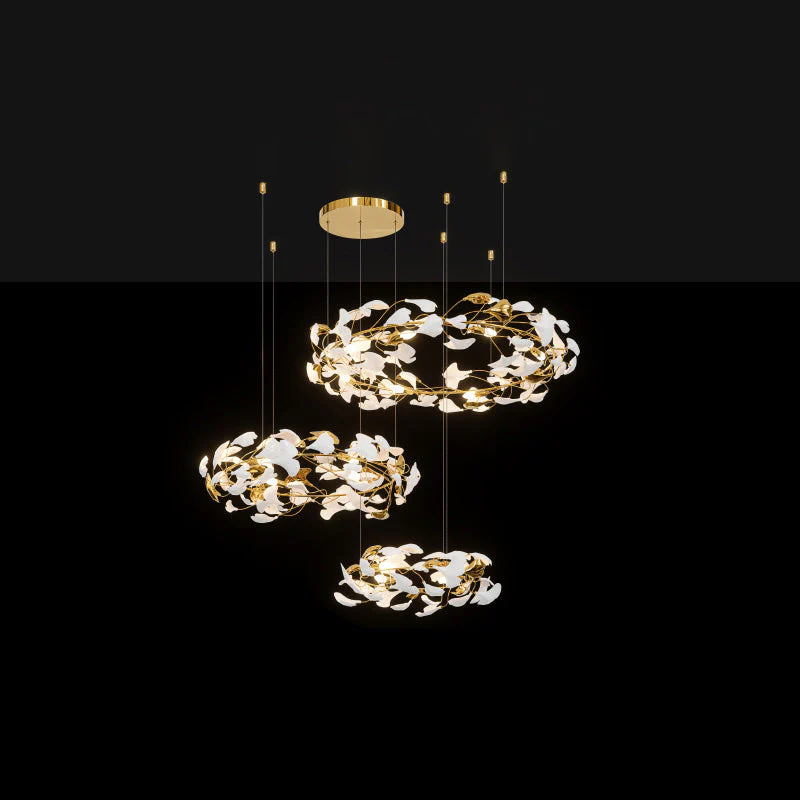 Merlin Gingko Circular Chandelier - Image 10