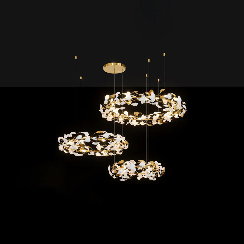 Merlin Gingko Circular Chandelier - Image 12
