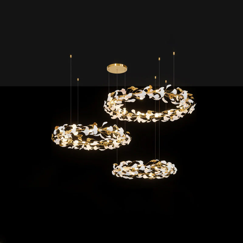 Merlin Gingko Circular Chandelier - Image 14