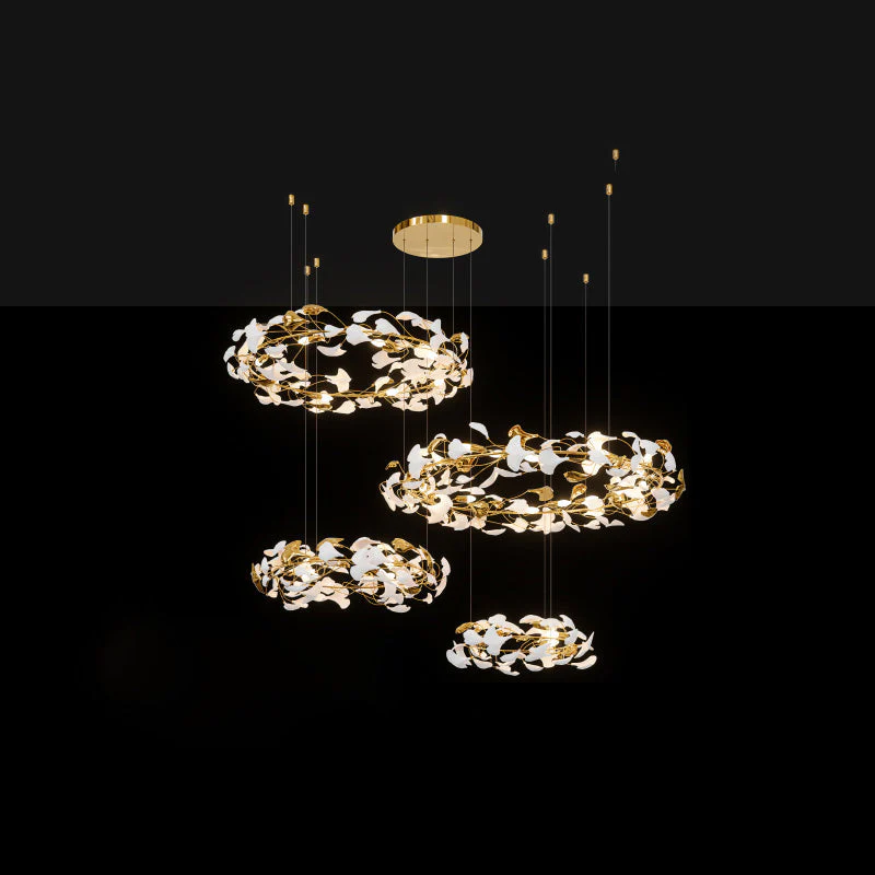 Merlin Gingko Circular Chandelier - Image 16