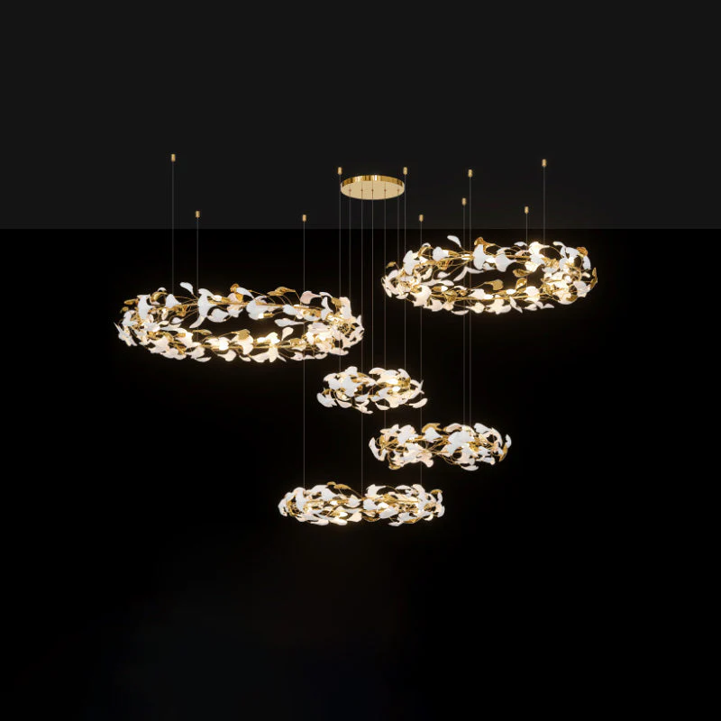 Merlin Gingko Circular Chandelier - Image 18