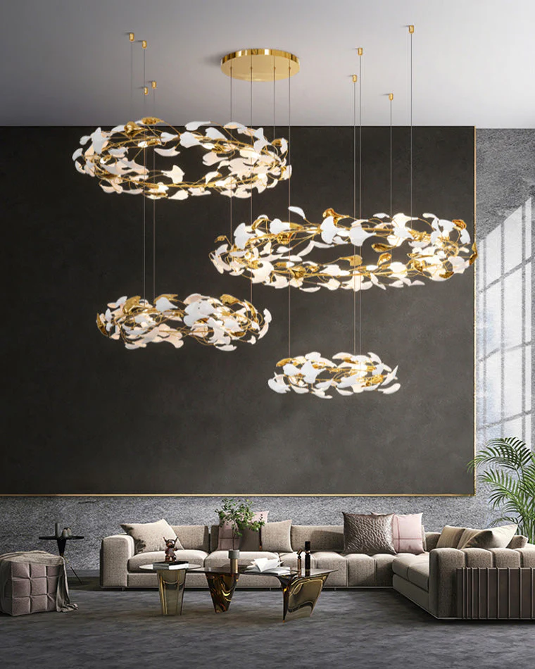 Merlin Gingko Circular Chandelier - Image 2