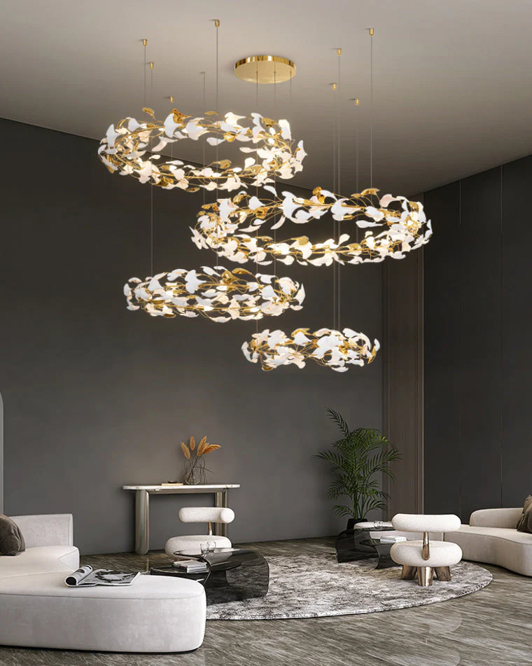 Merlin Gingko Circular Chandelier - Image 3