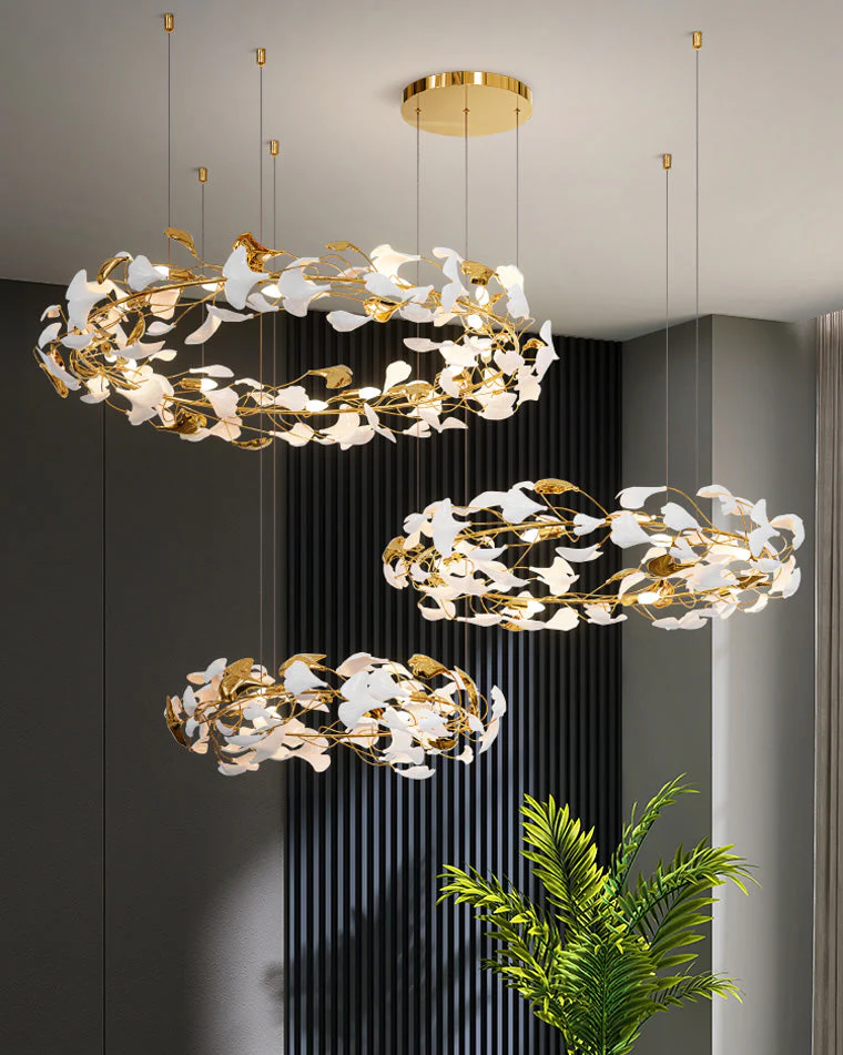 Merlin Gingko Circular Chandelier - Image 4