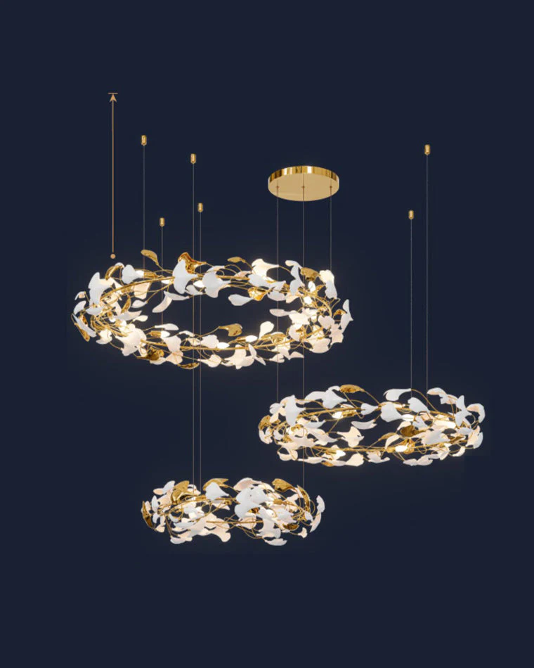 Merlin Gingko Circular Chandelier - Image 7