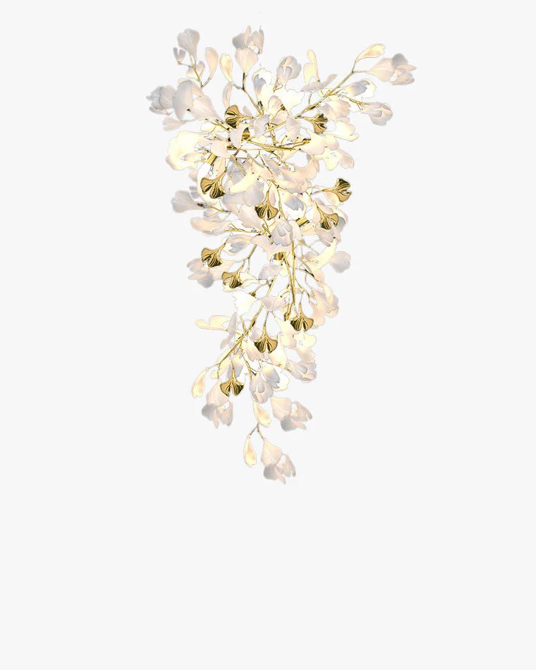 Merlin Gingko Long Staircase Chandelier
