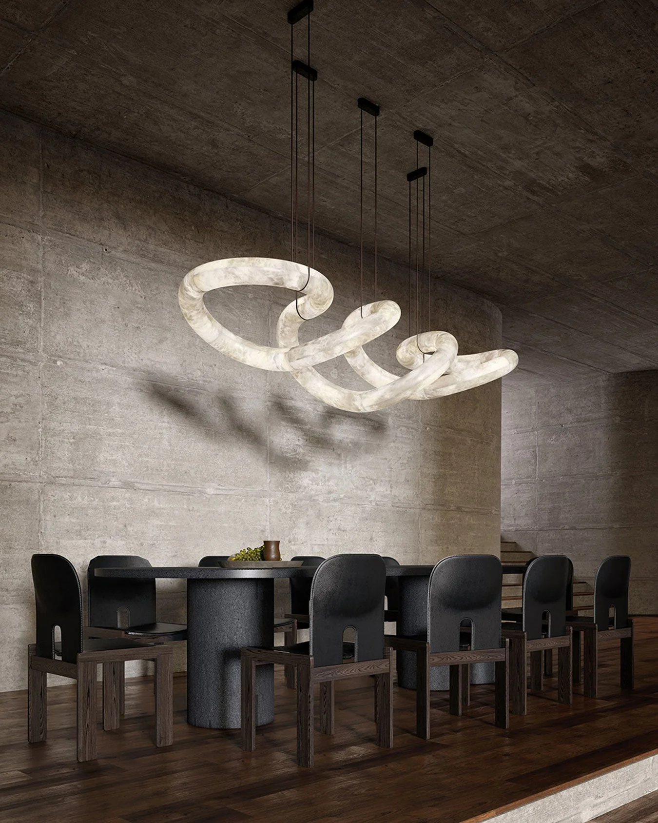 Merlin Infinity Massive Alabaster Chandelier - Image 2