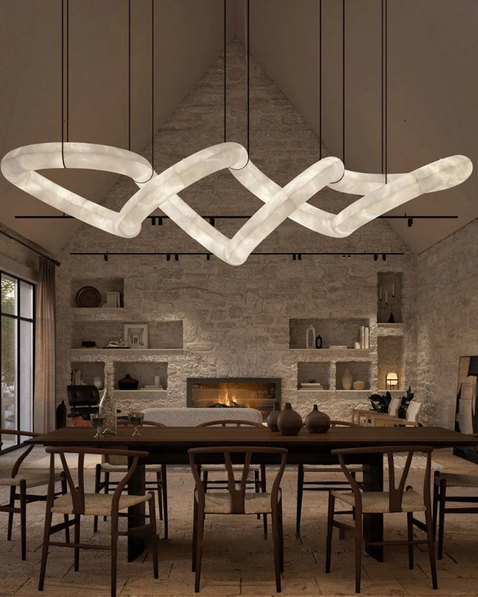 Merlin Infinity Massive Alabaster Chandelier - Image 4