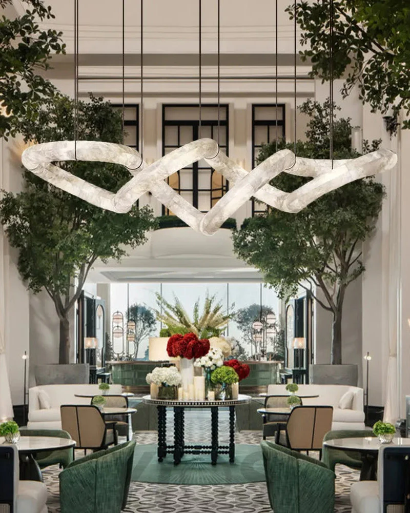 Merlin Infinity Massive Alabaster Chandelier - Image 5