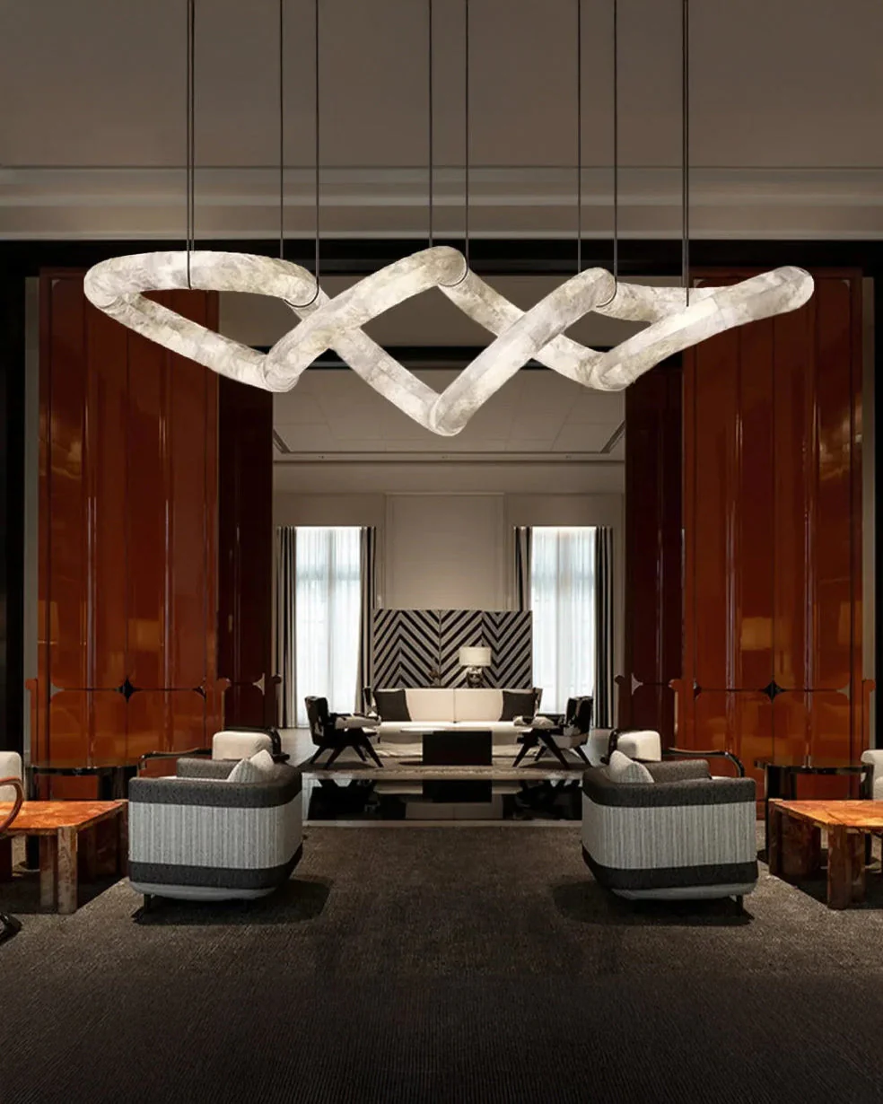 Merlin Infinity Massive Alabaster Chandelier - Image 6