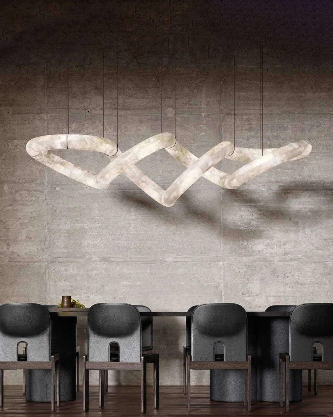 Merlin Infinity Massive Alabaster Chandelier - Image 7
