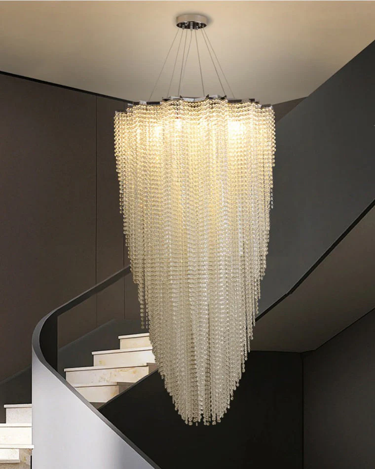 Merlin Cascading Crystal Foyer Chandelier - Image 10