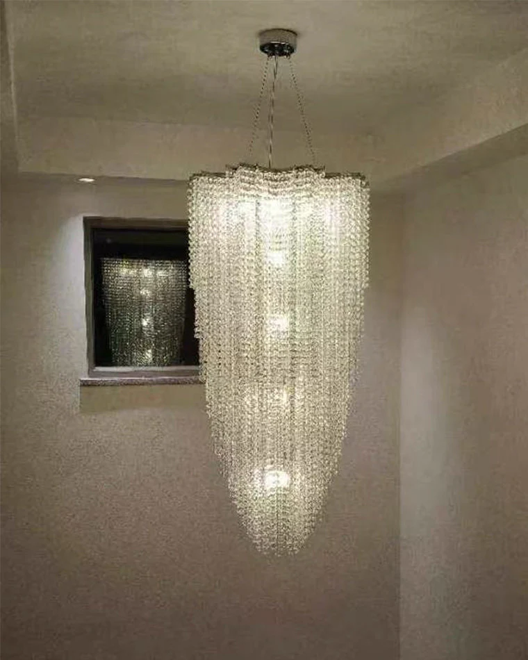 Merlin Cascading Crystal Foyer Chandelier - Image 12