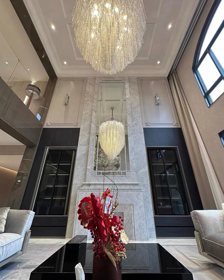 Merlin Cascading Crystal Foyer Chandelier - Image 14