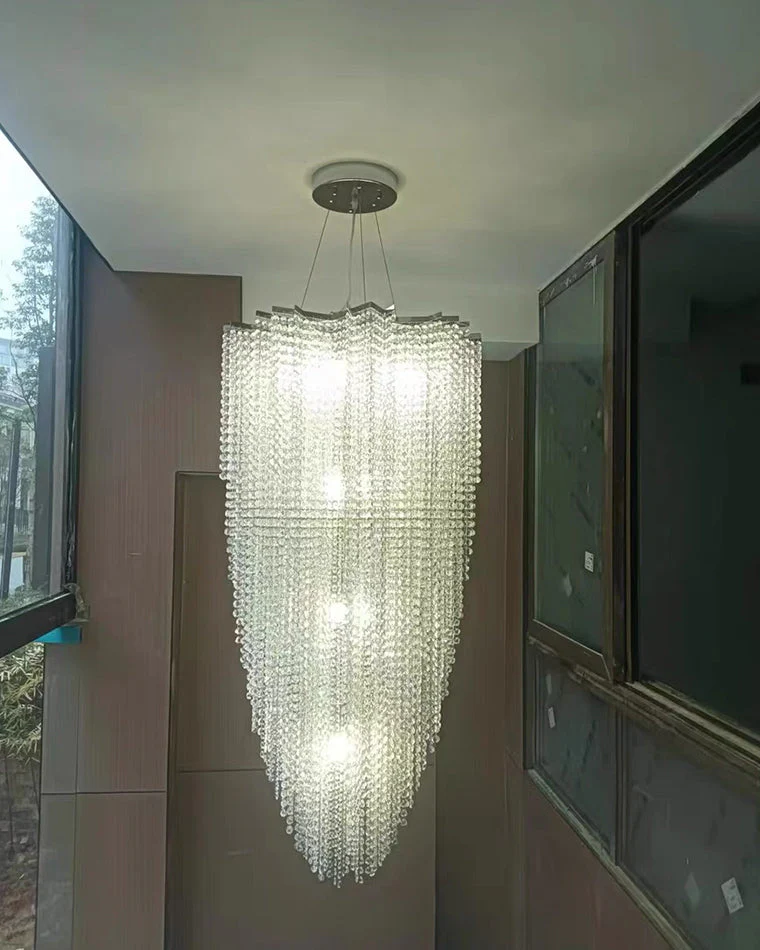 Merlin Cascading Crystal Foyer Chandelier - Image 15