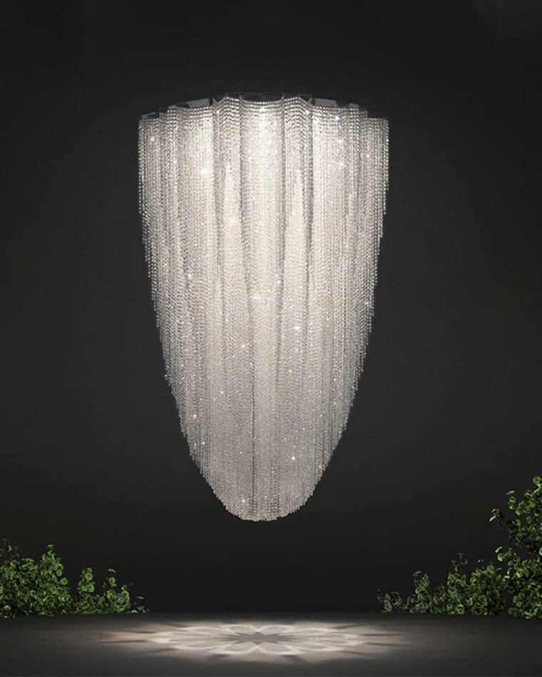 Merlin Cascading Crystal Foyer Chandelier - Image 16