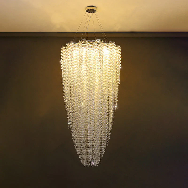 Merlin Cascading Crystal Foyer Chandelier - Image 20