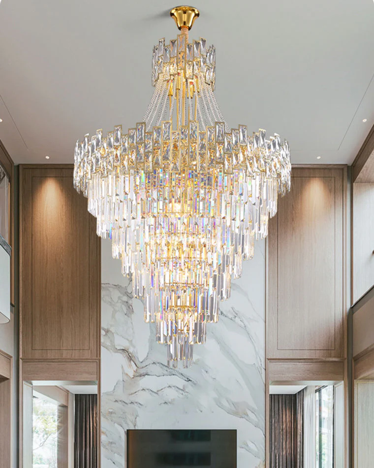 Merlin Massive Tiered Crystal Chandelier - Image 11