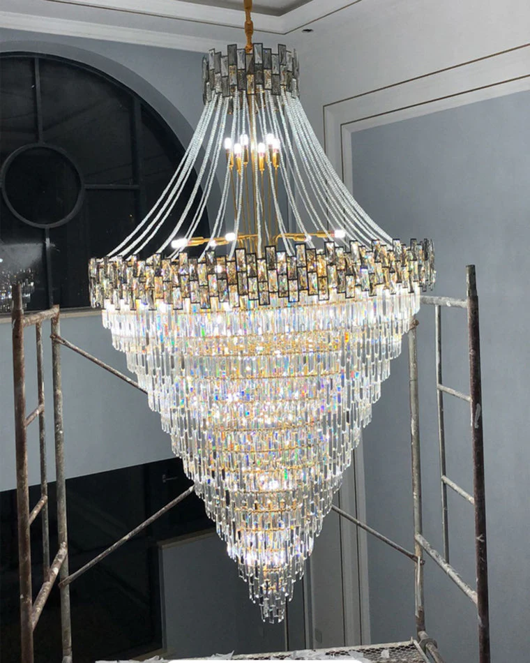 Merlin Massive Tiered Crystal Chandelier - Image 12