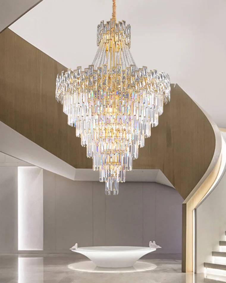 Merlin Massive Tiered Crystal Chandelier - Image 16