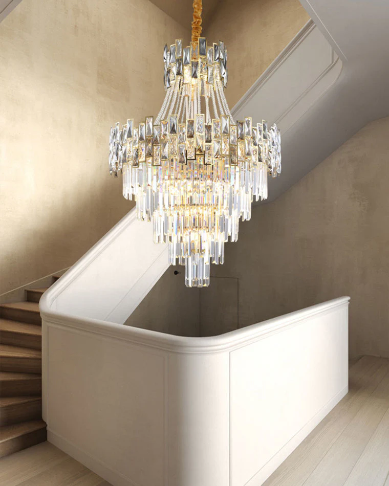 Merlin Massive Tiered Crystal Chandelier - Image 17