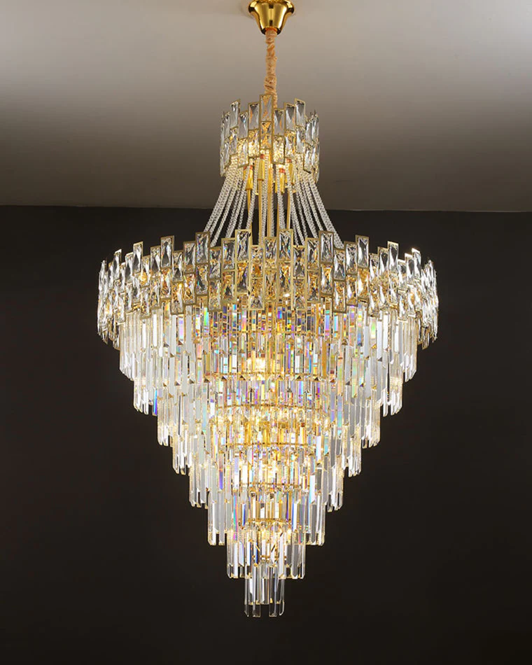 Merlin Massive Tiered Crystal Chandelier - Image 18