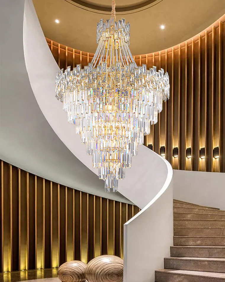 Merlin Massive Tiered Crystal Chandelier - Image 21