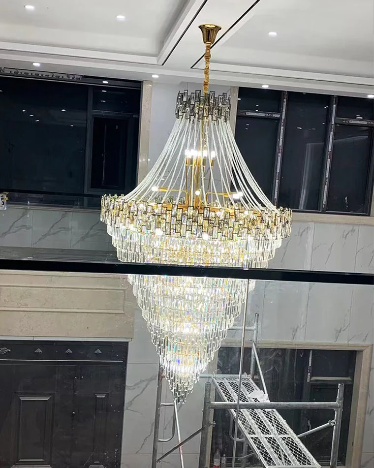 Merlin Massive Tiered Crystal Chandelier - Image 22