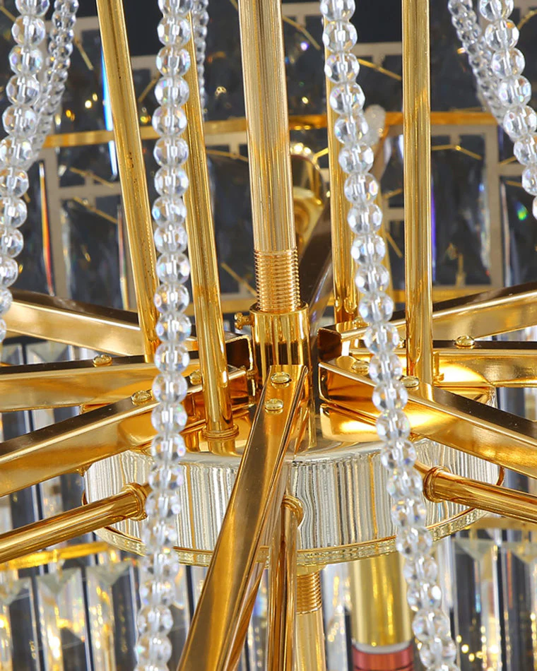Merlin Massive Tiered Crystal Chandelier - Image 25