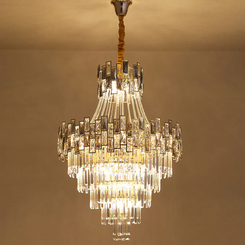 Merlin Massive Tiered Crystal Chandelier - Image 27
