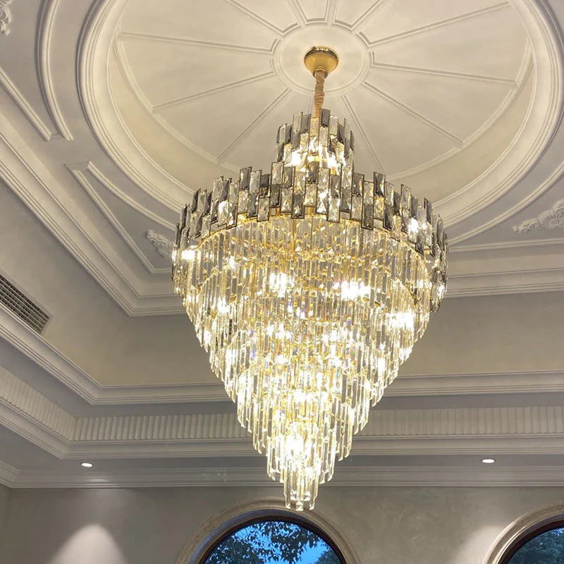 Merlin Massive Tiered Crystal Chandelier - Image 29