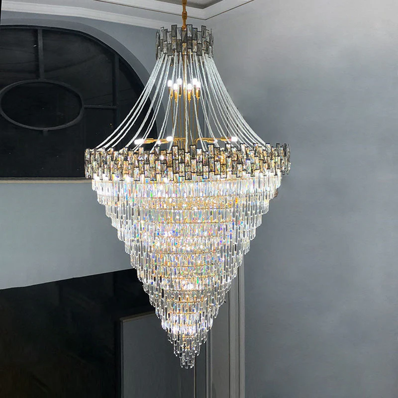 Merlin Massive Tiered Crystal Chandelier - Image 33