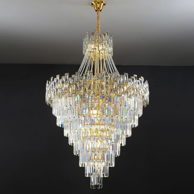 Merlin Massive Tiered Crystal Chandelier - Image 37
