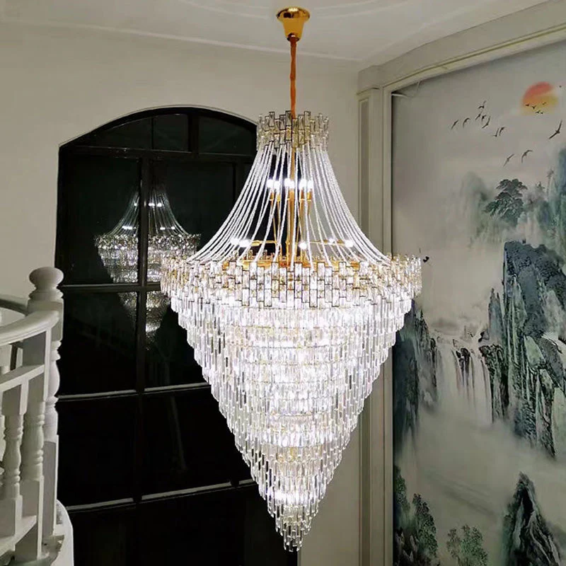Merlin Massive Tiered Crystal Chandelier - Image 41