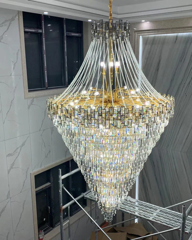Merlin Massive Tiered Crystal Chandelier - Image 6
