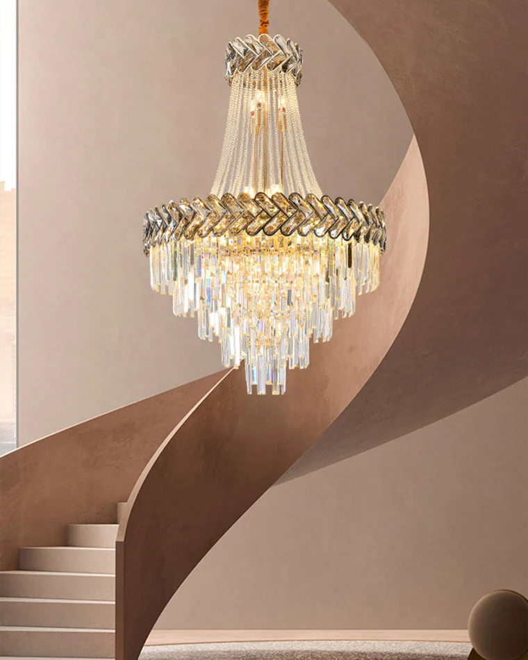 Merlin Tiered Crystal Chandelier - Image 10