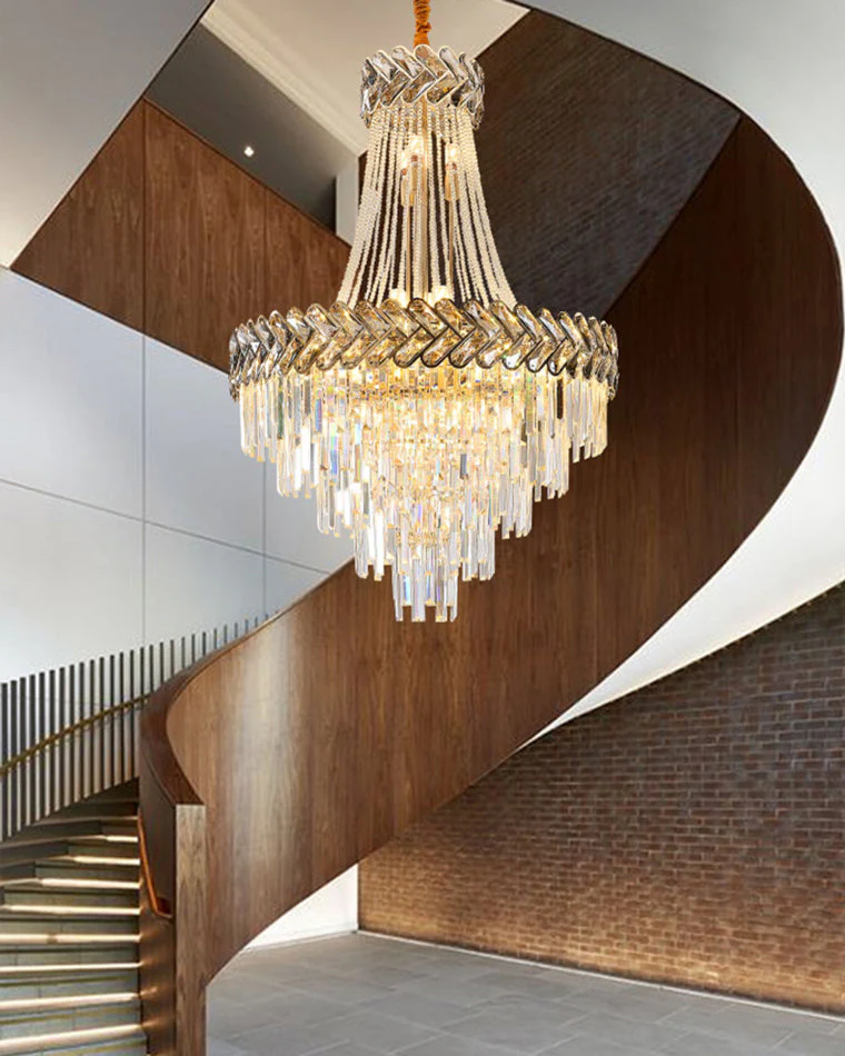Merlin Tiered Crystal Chandelier - Image 11