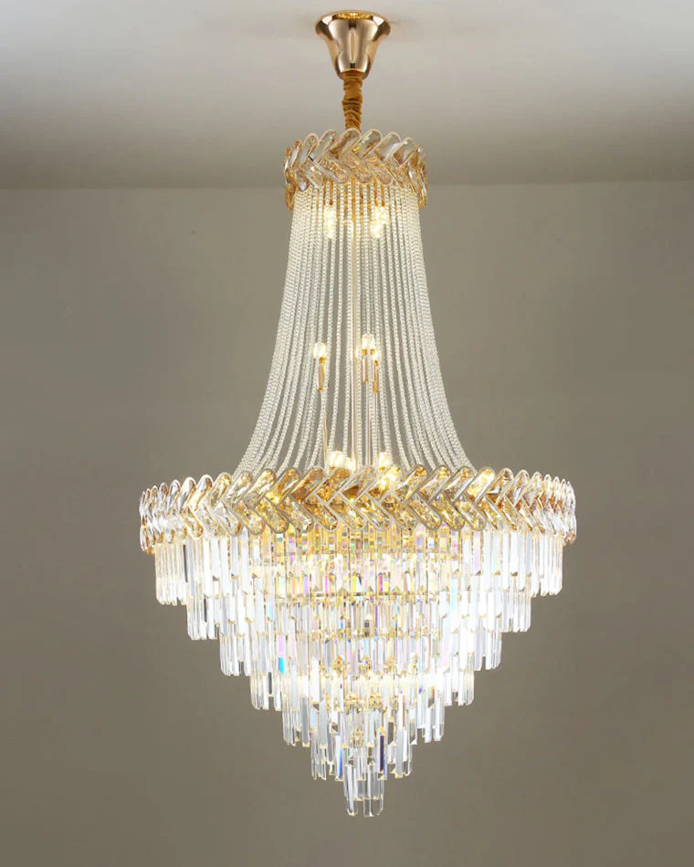 Merlin Tiered Crystal Chandelier - Image 12